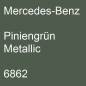 Preview: Mercedes-Benz, Piniengrün Metallic, 6862.